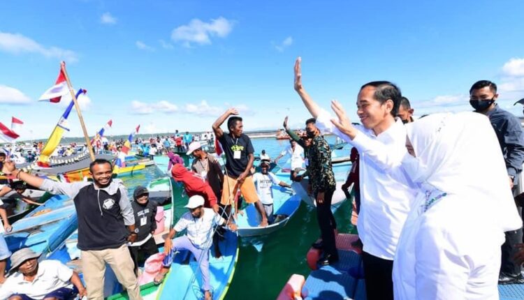 Presiden Jokowi Resmikan Tiga Pelabuhan Fery di Wakatobi