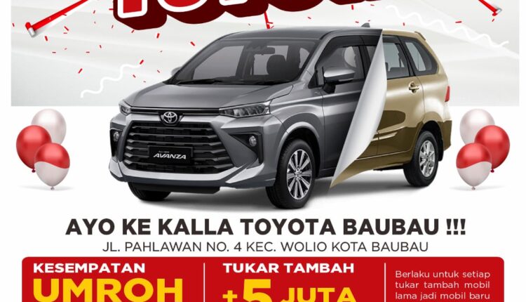 Masih Jadi Primadona di Baubau, Kalla Toyota Tawarkan Tukar Mobil Lama