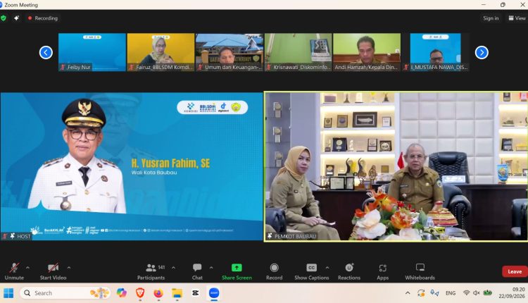 WaliKota Baubau Buka Pelatihan UMKM Secara Digital