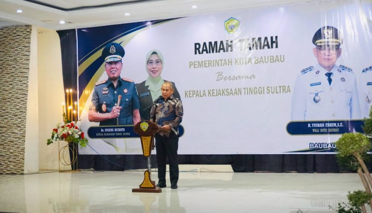 Wali Kota Sambut Hangat Kunker Kajati Sultra di Baubau